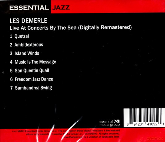 Demerle,Les: Live At Concerts By The Sea [CD]