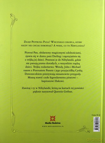 Piotruś Pan - James Matthiew Barrie [KSIĄŻKA]