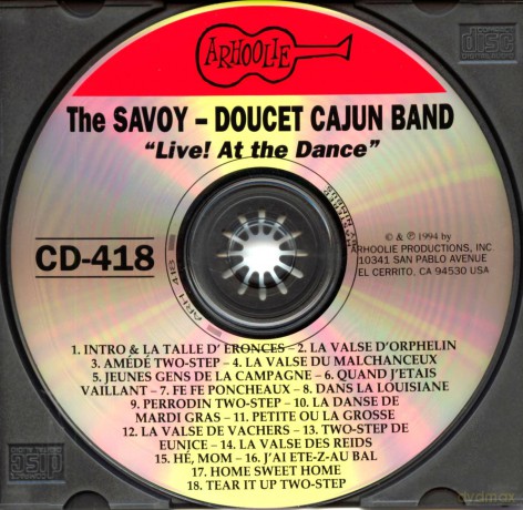Savoy Doucet Cajun Band: Live At The Dance [CD]