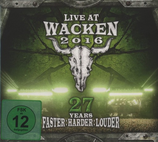 Live At Wacken 2016-27 Years Faster Hard [4CD]