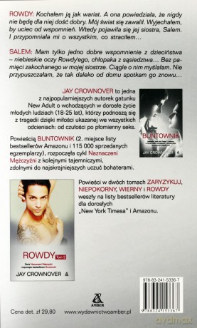 Rowdy Tom 1 - Jay Crownover [KSIĄŻKA]