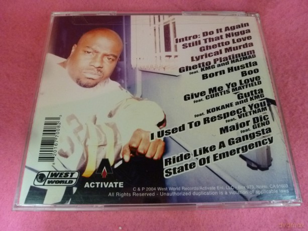 Big Hutch Aka Cold 187um: Live From The Ghetto [CD]