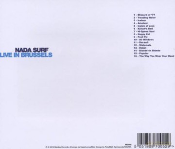 Nada Surf: Live In Brussels [CD]