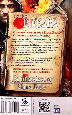 Ja, Inkwizytor. Sługa boży - Jacek Piekara [KSIĄŻKA]
