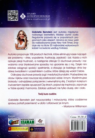 Szczęście To Twój Wybór Proste Techniki Odkrywania Cudów - Gabrielle Bernstein [KSIĄŻKA]