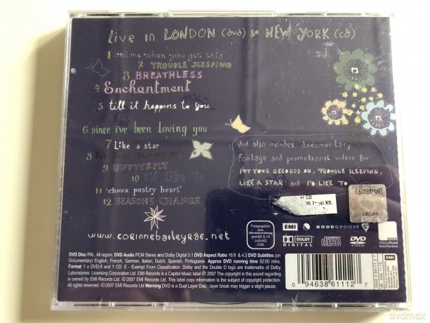 Corinne Bailey May: Live In London And New York [3CD]