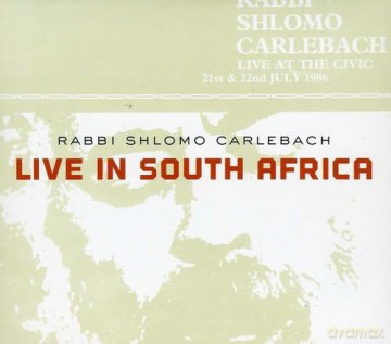 Carlebach,Shlomo: Live In South Africa [2CD]