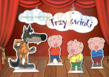Trzy Świnki Domowy Teatrzyk [KSIĄŻKA]