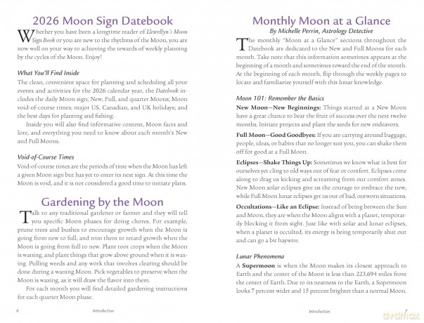 Llewellyns 2026 Moon Sign Datebk [KSIĄŻKA]