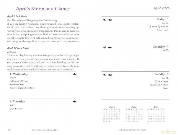 Llewellyns 2026 Moon Sign Datebk [KSIĄŻKA]