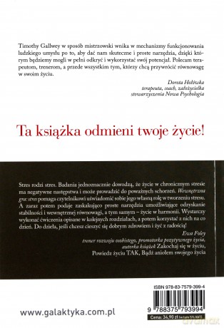 Wewnętrzna Gra Stres - W. Timothy Gallwey [KSIĄŻKA]