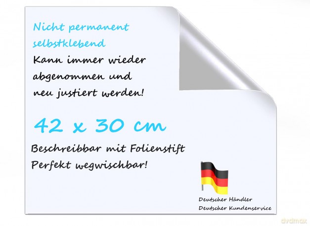 Lmg: LMG selbstklebende Whiteboardfolie blank