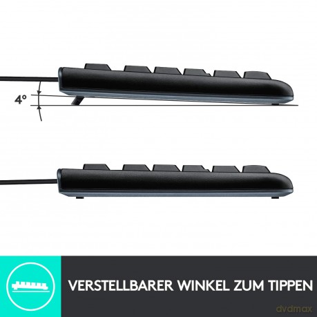 Logi Keyboard K120 schwarz