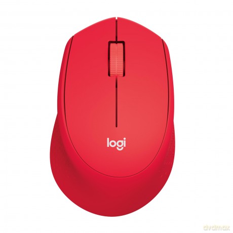 Logi SilentPlus MausM330 red