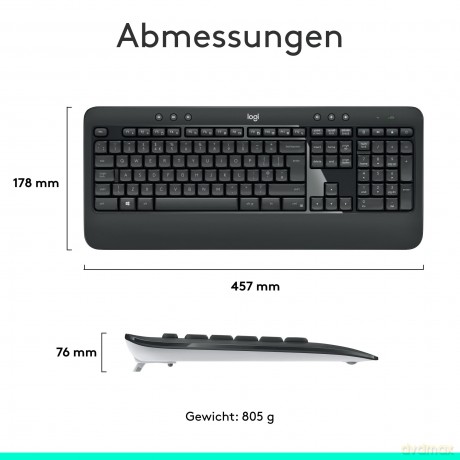 Logi Wir.DesktopMK540 ADVANCED