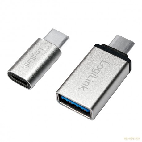 Logilink Adapter 2stk. USB-A/Type-C Mic