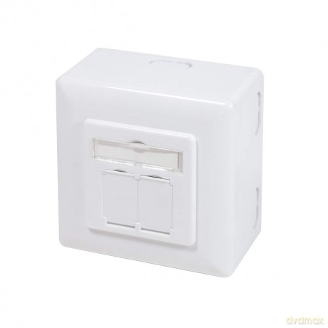 LogiLink CAT 6 Auf und Unterputzdose vol