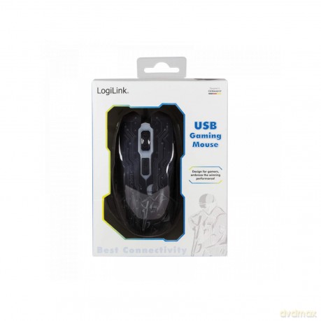 LogiLink Gaming Maus, USB, 6-button, 240