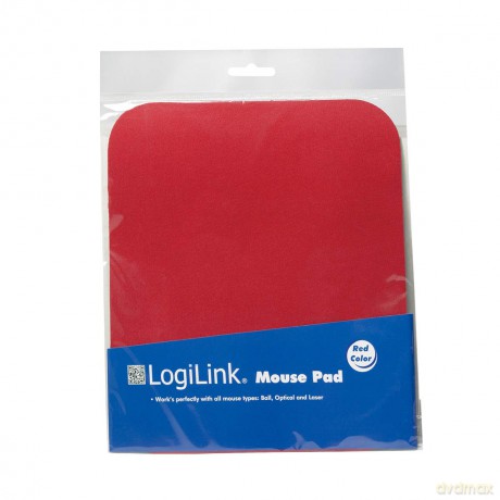 LogiLink Mauspad 3x220x250mm rot