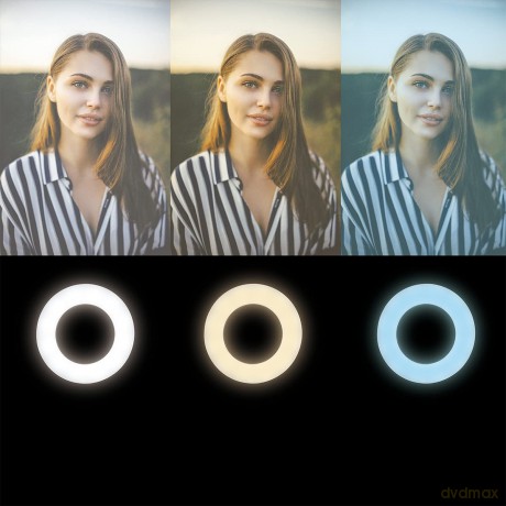 Logilink Smartphone-Ringlicht-Klemmhalte