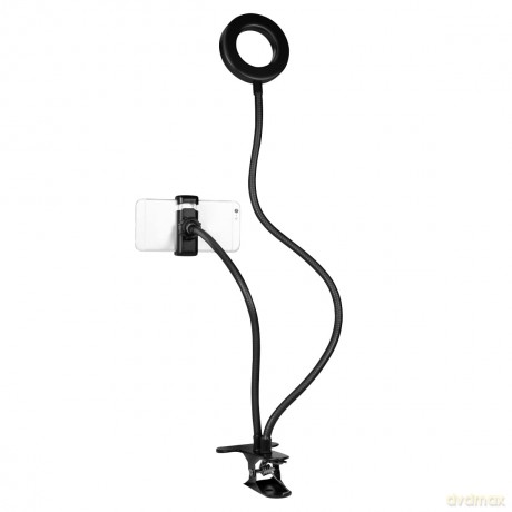 Logilink Smartphone-Ringlicht-Klemmhalte
