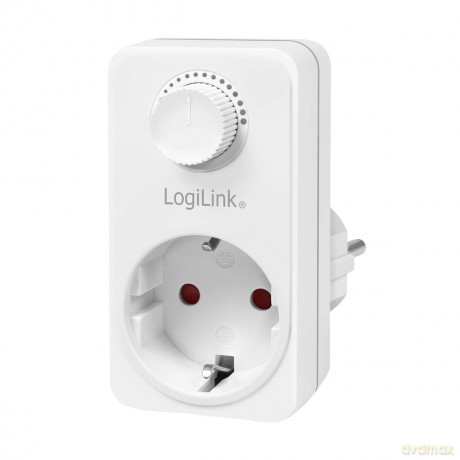 LogiLink Steckdosenadapter mit Dimmer we