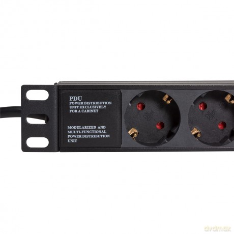 LogiLink Steckdosenleiste 19" 9fach ohne