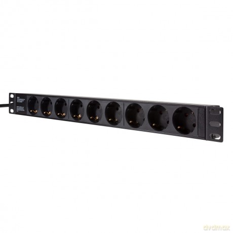 LogiLink Steckdosenleiste 19" 9fach ohne