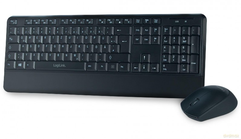 LogiLink Tastatur Maus Kombination Funk
