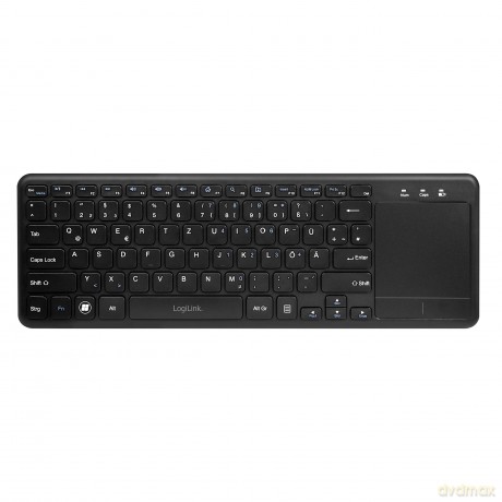 LogiLink Tastatur Wireless mit Touchpad,