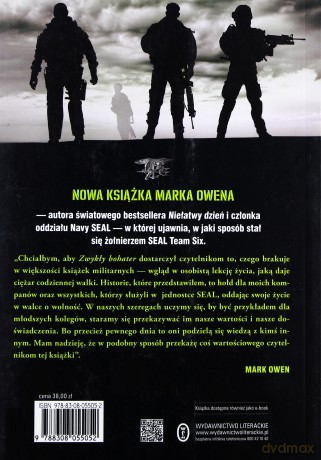 Zwykły Bohater Jak Trenują I Walczą Navy Seals - Mark Owen [KSIĄŻKA]