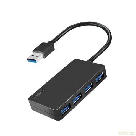 Logilink USB 3.2 HUB 4-port, Gen1 schwar