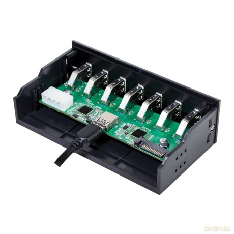 LogiLink USB HUB 3.0, 7-Port, 5,25" inte