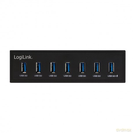 LogiLink USB HUB 3.0, 7-Port, 5,25" inte
