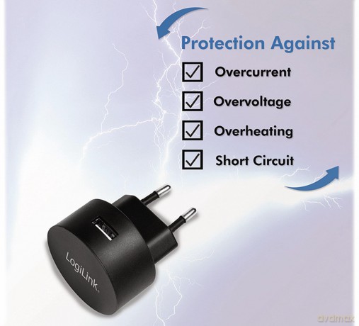 Logilink USB Steckdosenadapter 1port,10.