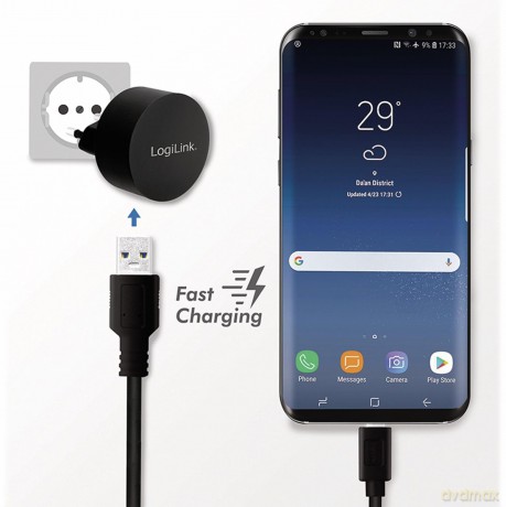 Logilink USB Steckdosenadapter 1port,10.