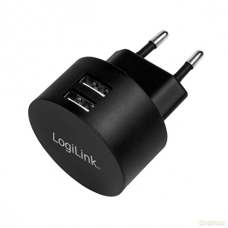 LogiLink USB Steckdosenadapter 2port,10.