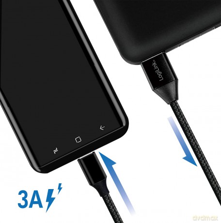 Logilink USB-Stecker USB 2.0 zu USB-C 1,