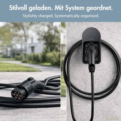 Logilink Wandhalterung m.Kabelablage f.