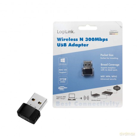 Logilink W-LAN Micro-Adapter 802.11bgn U