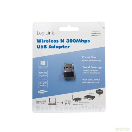 Logilink W-LAN Micro-Adapter 802.11bgn U
