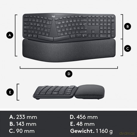 Logitech ERGO K860 for Business Tastatur