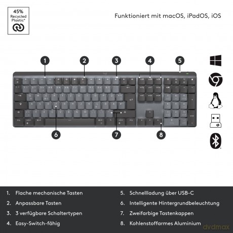 Logitech Master Series MX Mechanical Blu