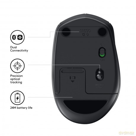 Logitech Maus M590 schwarz