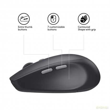 Logitech Maus M590 schwarz