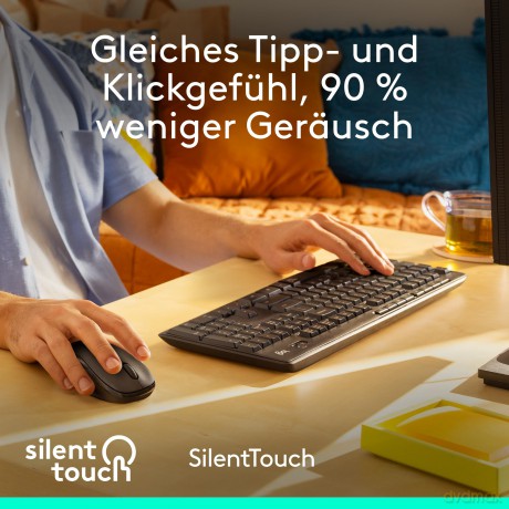 Logitech MK295 Silent wireless Combo Bla