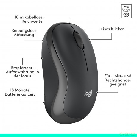 Logitech MK295 Silent wireless Combo Bla