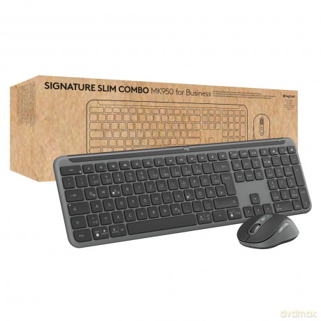 Logitech MK950 for Business Tastatur-Mau
