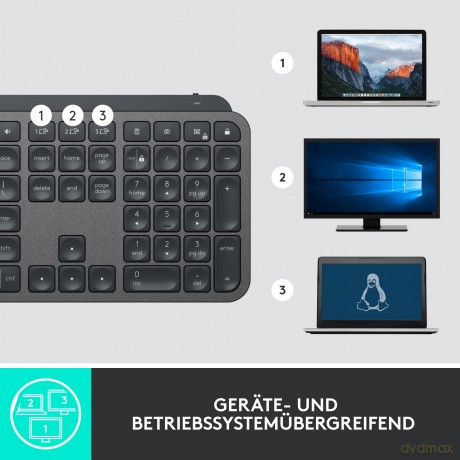 Logitech MX Keys for Business Tastatur k