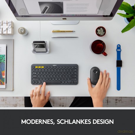 Logitech PEBBLE M350 Maus kabellos